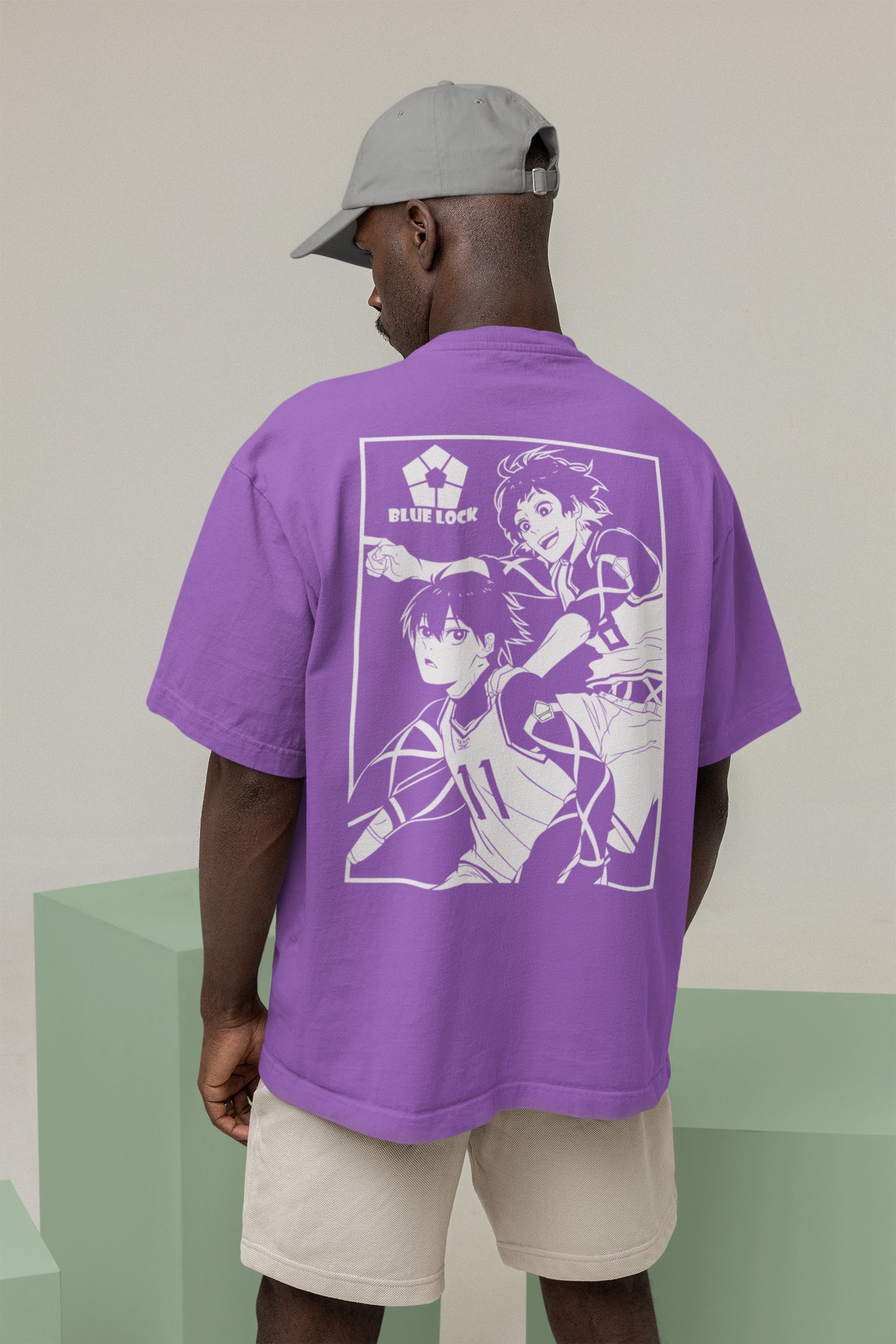 Oversized Tshirt - Blue Lock Yoichi Isagi x Meguru Bachira