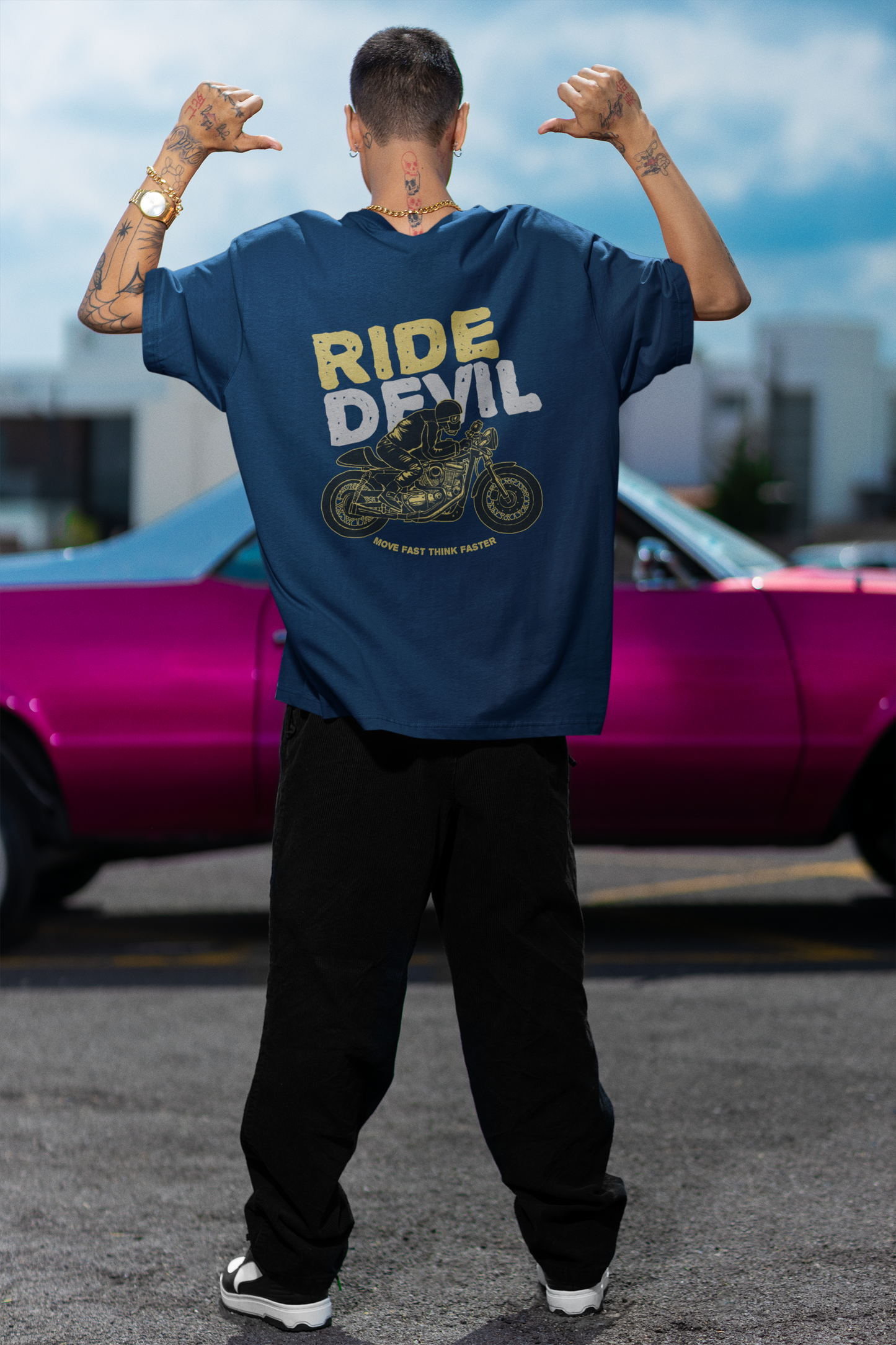 Oversized T-shirt - Ride Devil