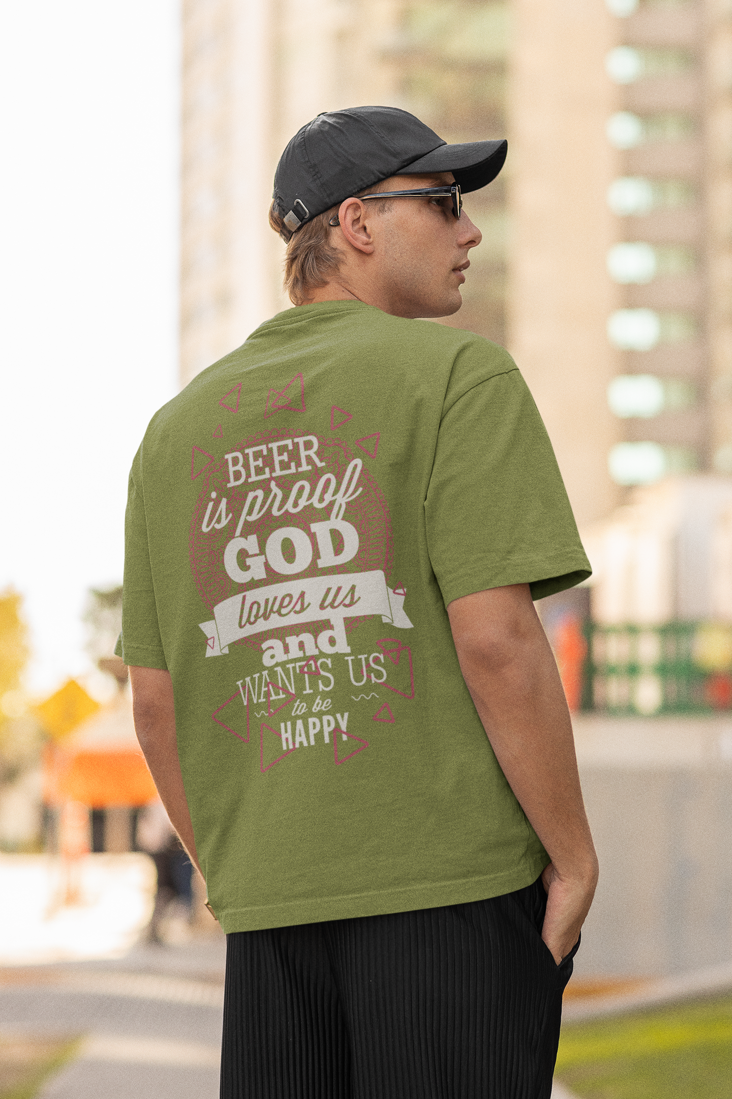 Oversized T-shirt - Beer Is Proof