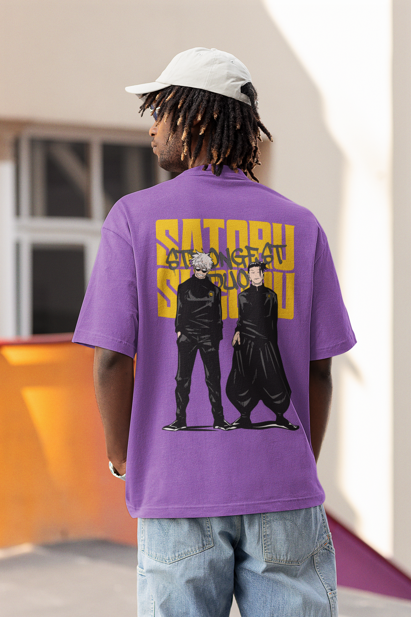 Oversized T-shirt - JJK - Strongest Duo