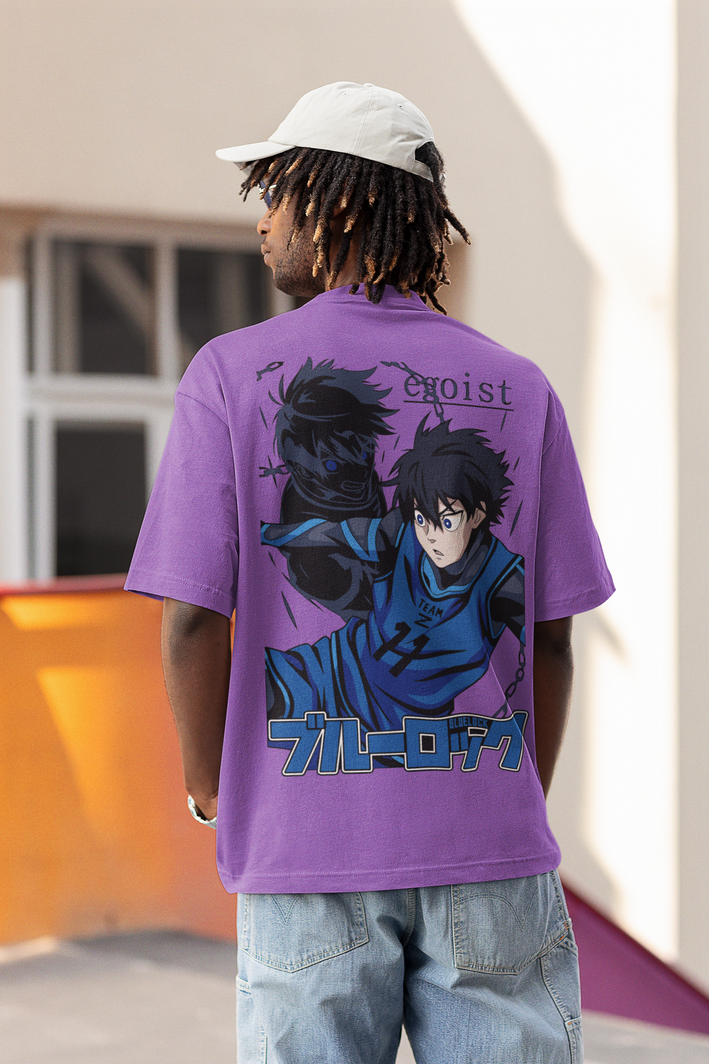 Oversized T-shirt - Blue Lock - Egoist
