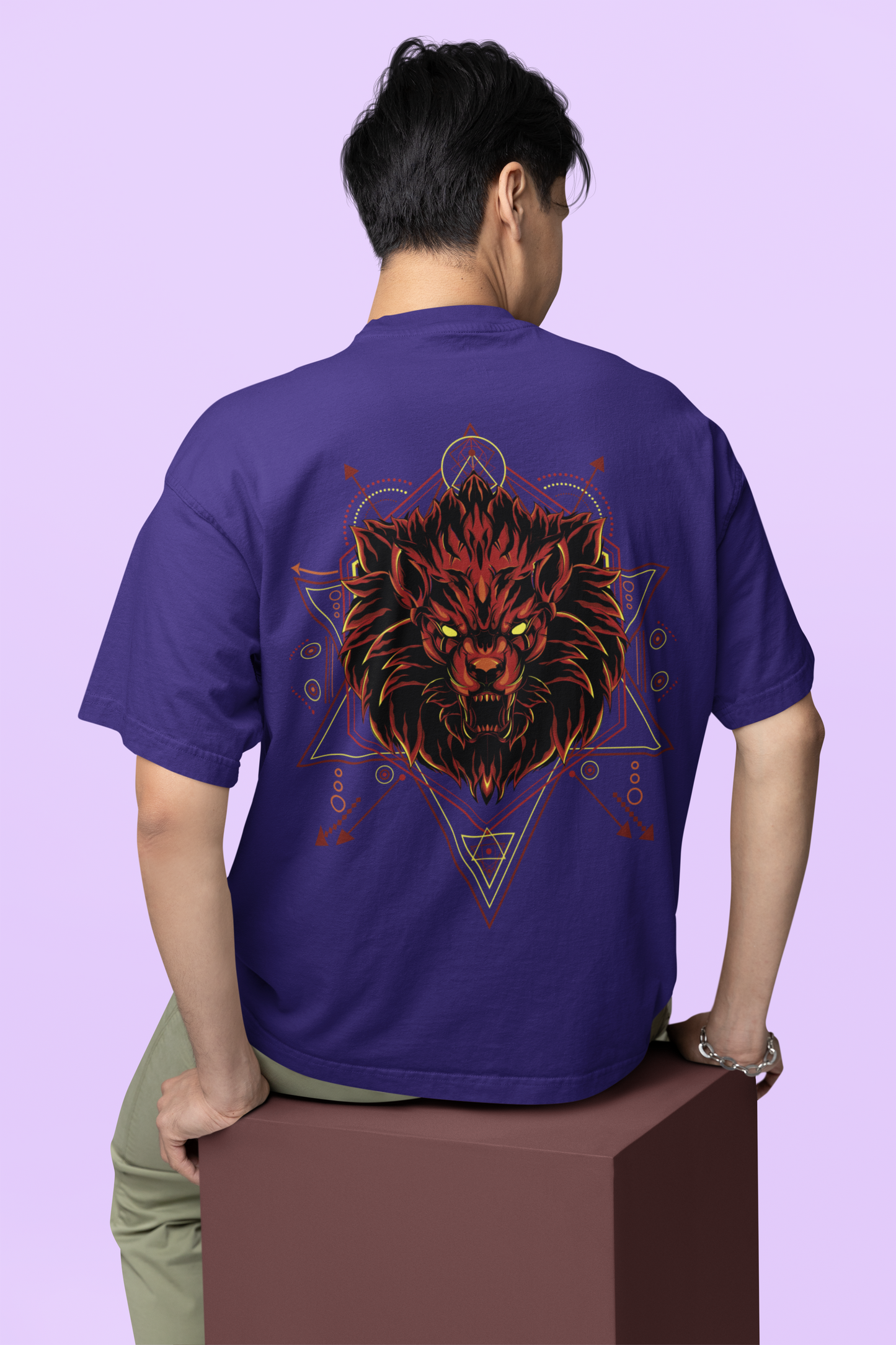Oversized T-shirt - Lion