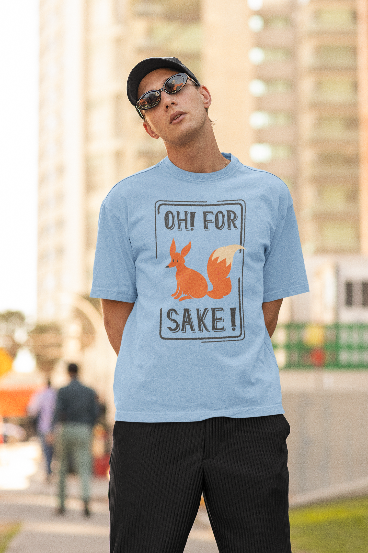 Oversized T-shirt - OH! For Fox Sake