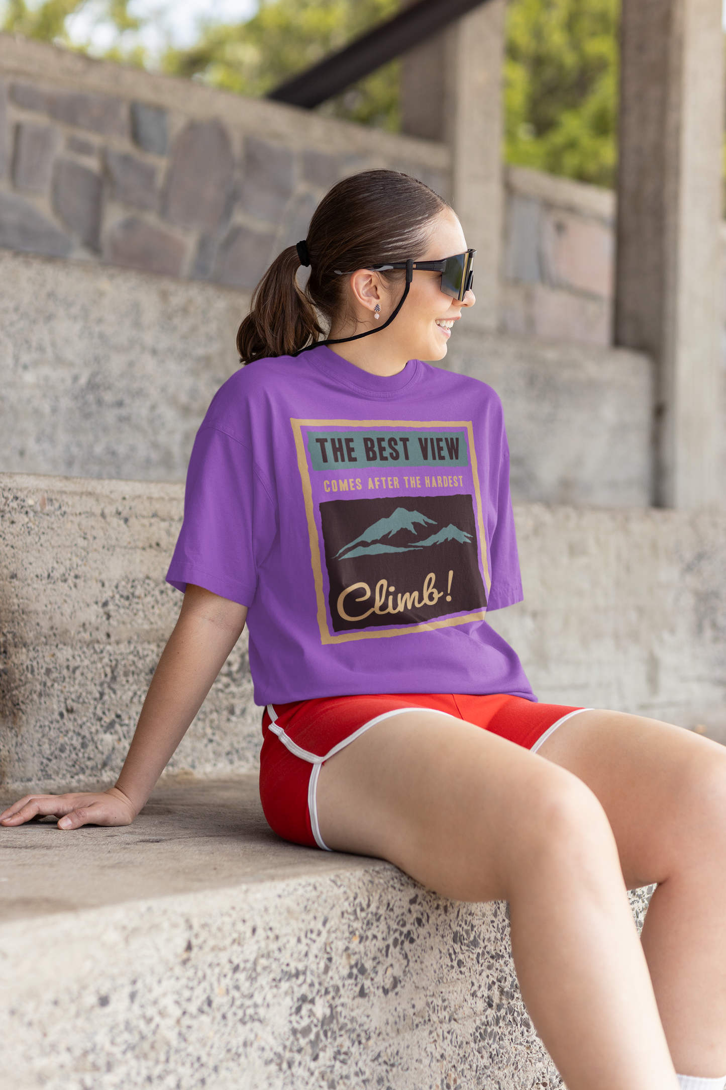 Oversized T-shirt - The Best View