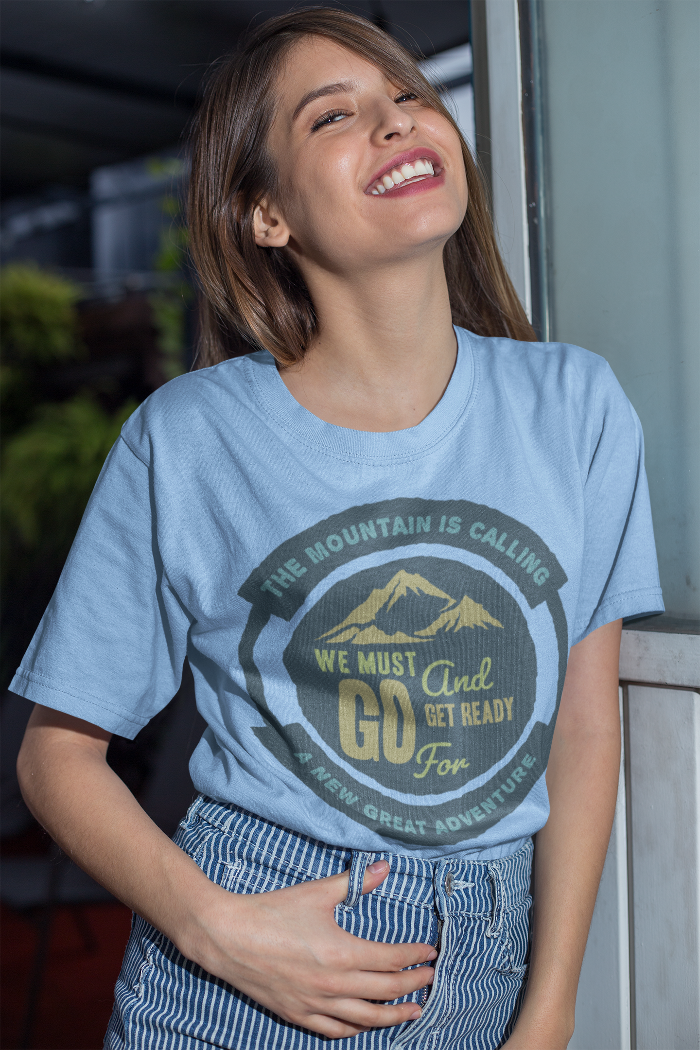 Oversized T-shirt - The Mountain Calling