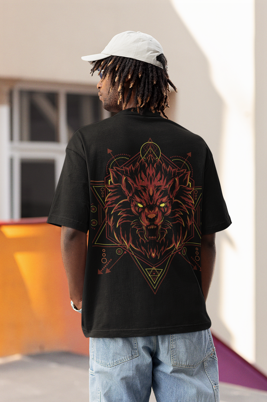 Oversized T-shirt - Lion