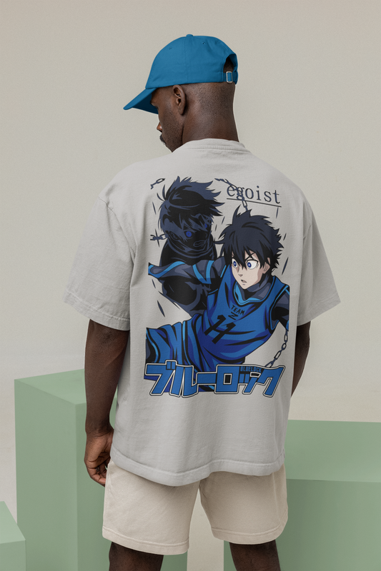 Oversized T-shirt - Blue Lock - Egoist