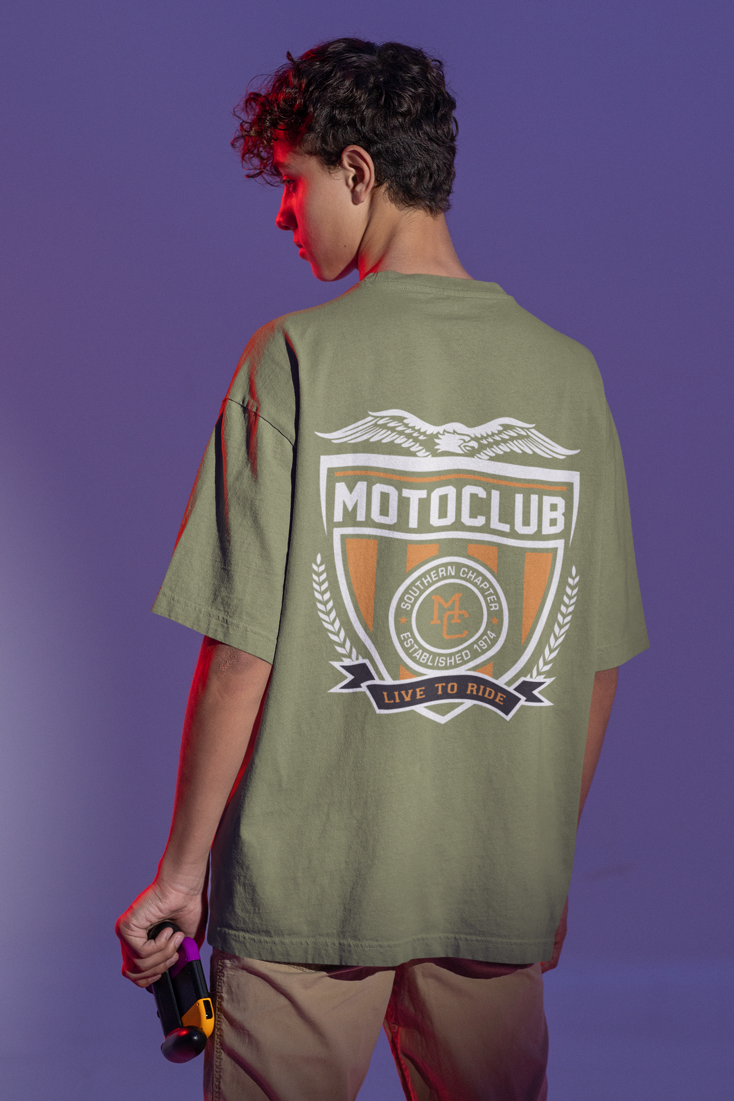 Oversized T-shirt - Motoclub