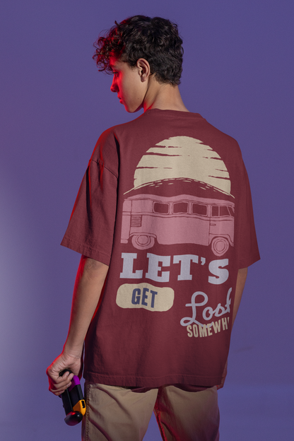 Oversized T-shirt - Let's Get Lost