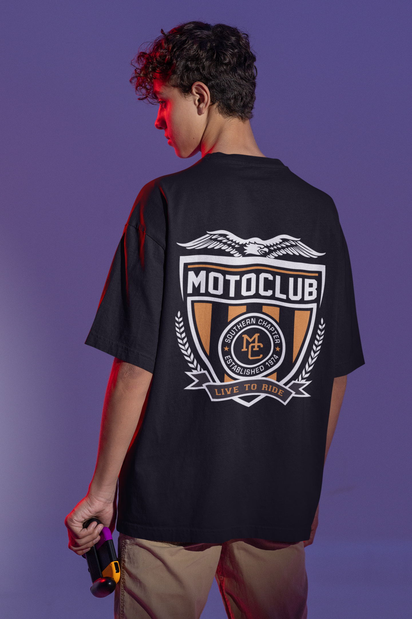 Oversized T-shirt - Motoclub