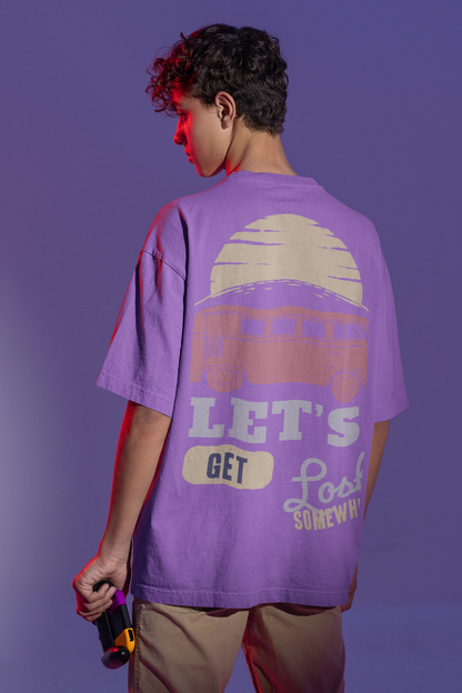 Oversized T-shirt - Let's Get Lost