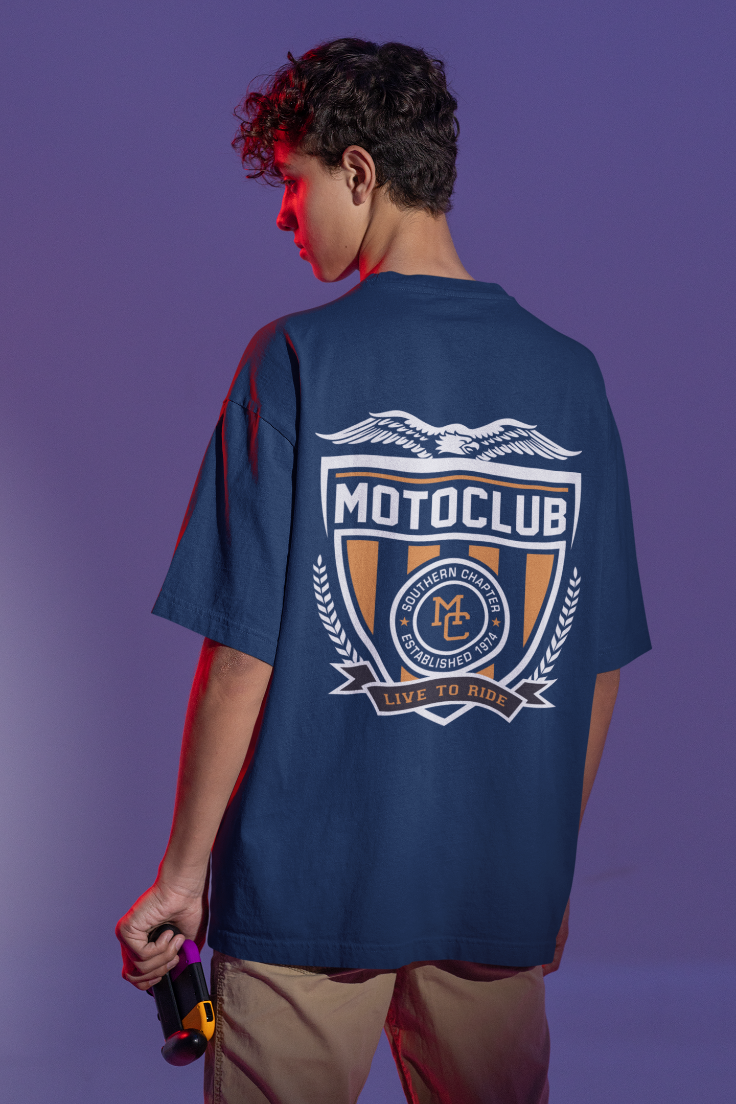 Oversized T-shirt - Motoclub