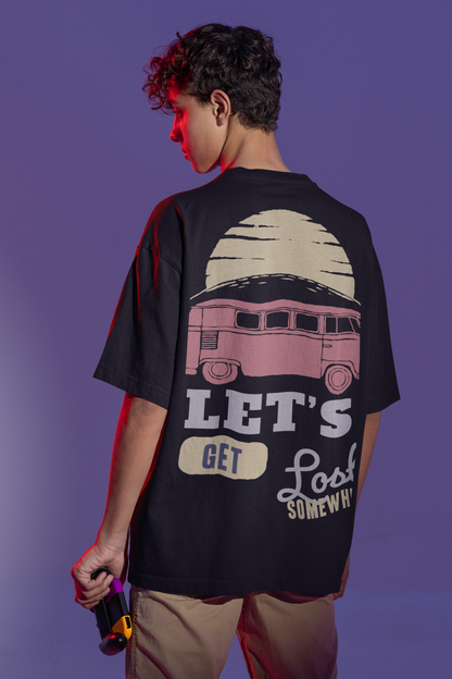 Oversized T-shirt - Let's Get Lost