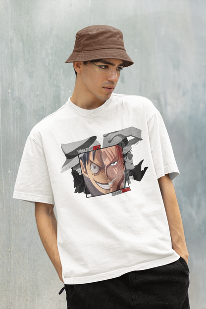 Oversized Tshirt - LuffyxShanks