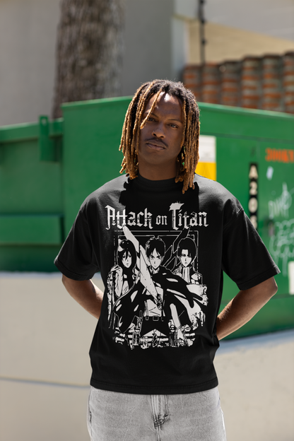 Oversized T-shirt - AOT - Survey Corps