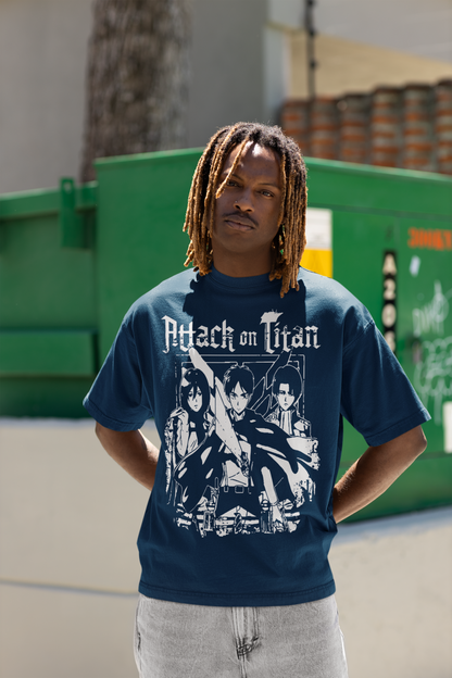 Oversized T-shirt - AOT - Survey Corps