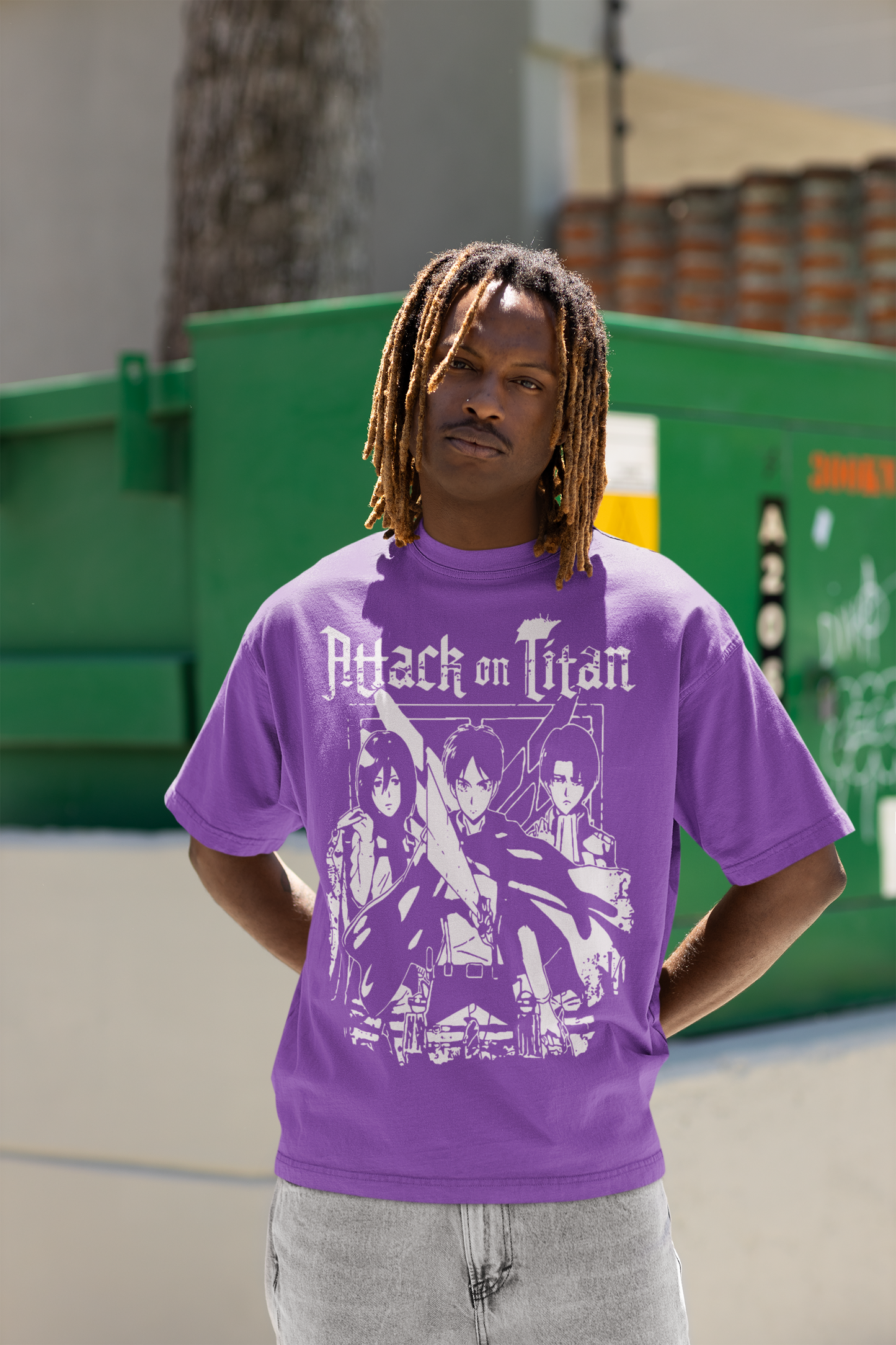 Oversized T-shirt - AOT - Survey Corps