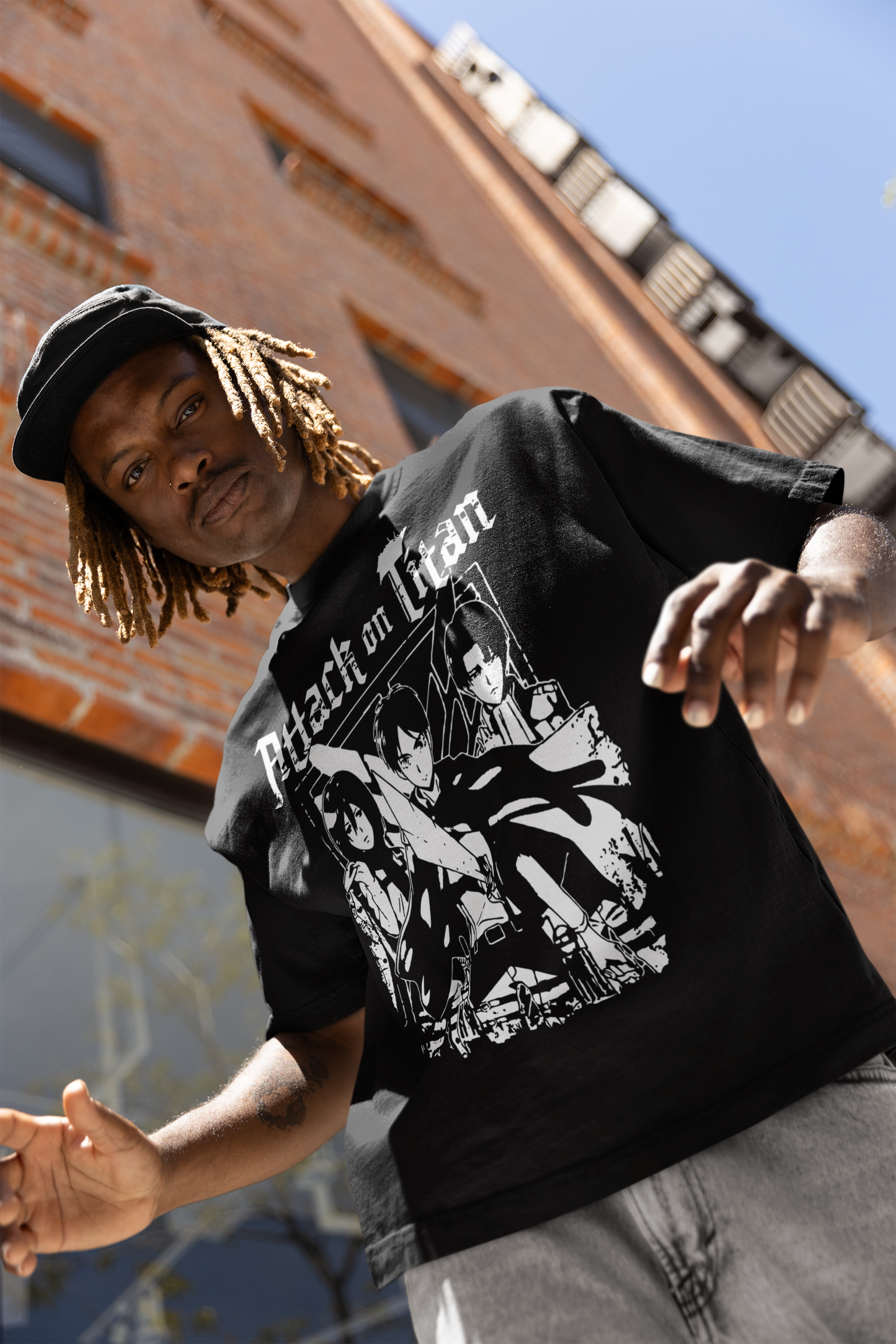 Oversized T-shirt - AOT - Survey Corps