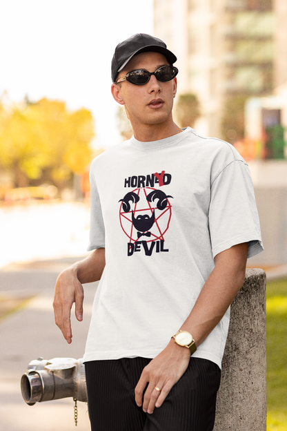 Oversized T-shirt - Horned Devil