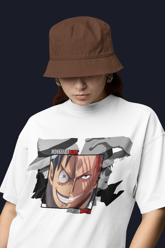 Oversized Tshirt - LuffyxShanks