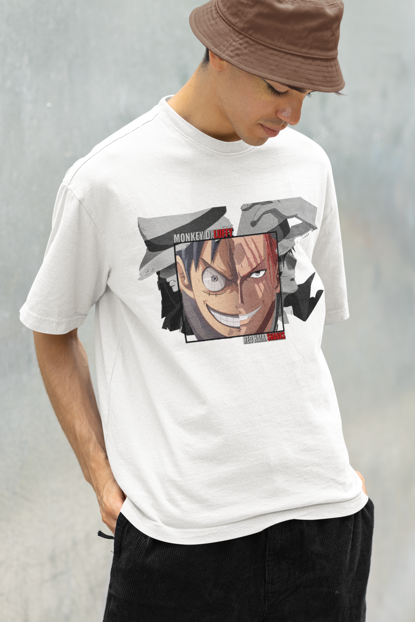 Oversized Tshirt - LuffyxShanks